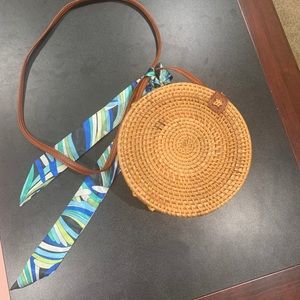 Woven crossbody